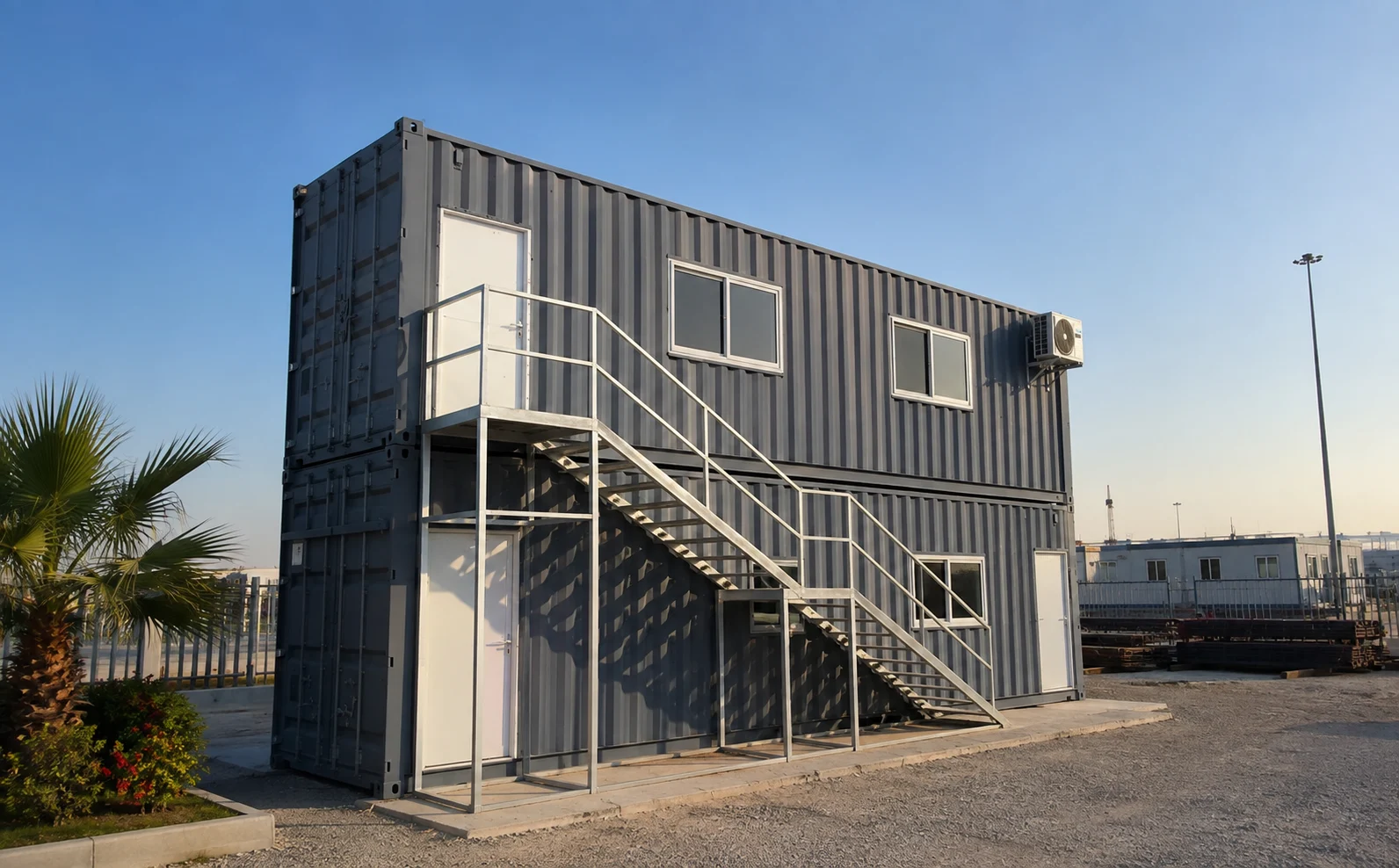 G+1 container office configuration
