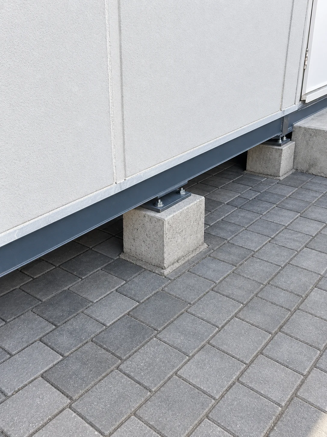 Cabin foundation and support works