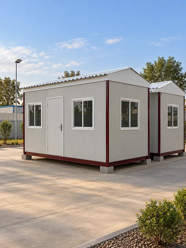 Sandwich-panel cabin exterior