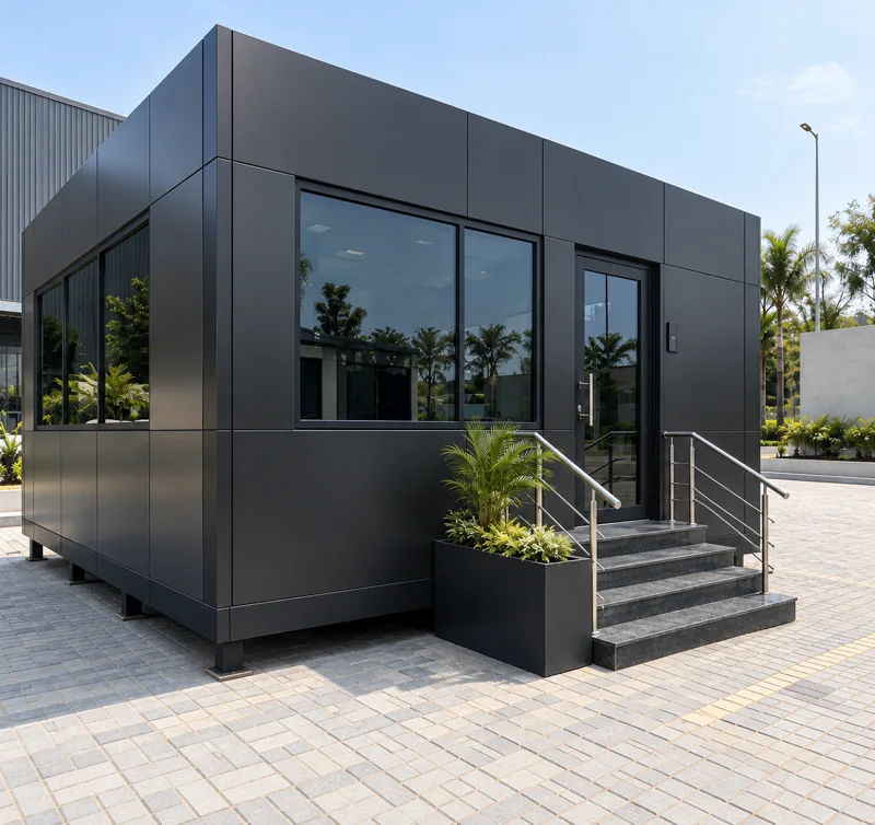 Premium ACP-clad office cabin