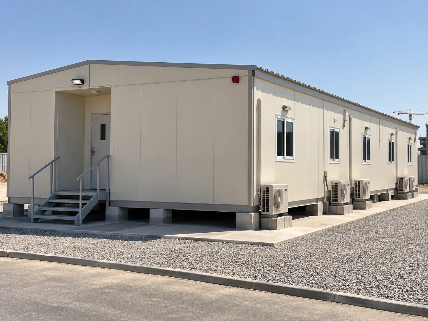 Staff accommodation cabin